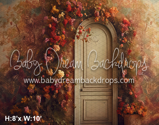 Floral Autumn Door 1 (SM)