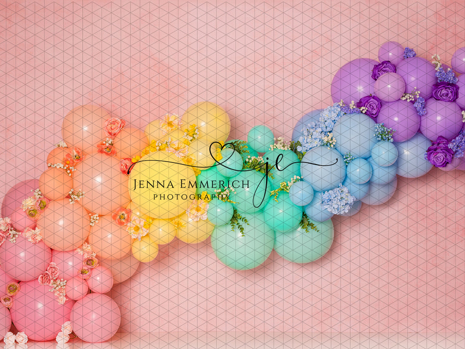 Floral Pastel Rainbow