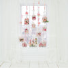 X Drop simple floral window