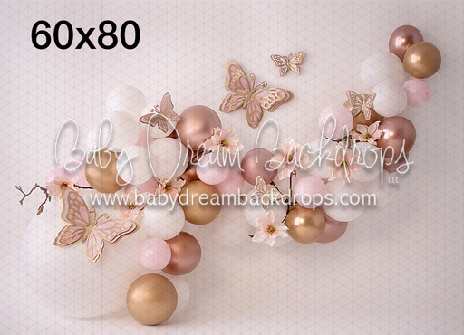 Flower Butterflies Garland