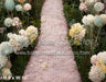 Flower Garden Pink and Purple Floor Fabric Drop (BD)