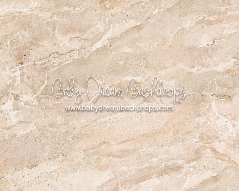 Marble Cream Floor Fabric Drop