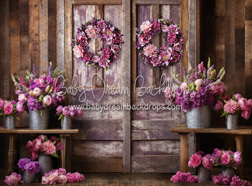 Fresh Spring Barn Doors (JA)