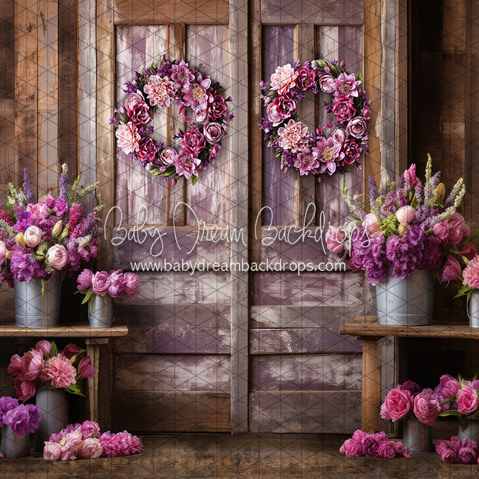 Fresh Spring Barn Doors (JA)