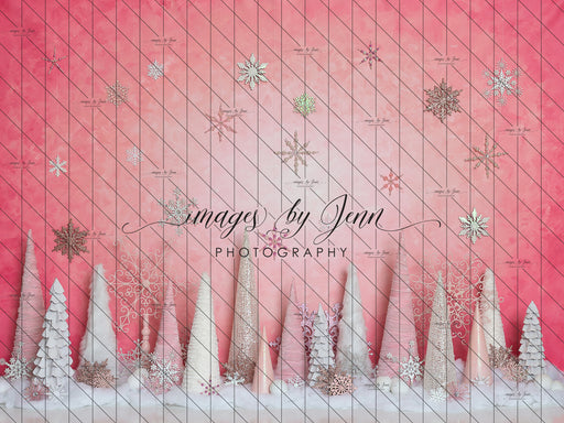 Frosty Bright Pink Winter