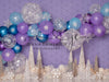 Frozen Balloon Garland Purple