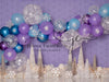 Frozen Balloon Garland Purple