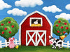 Fun on the Farm Animals - 60Hx80W - CC  