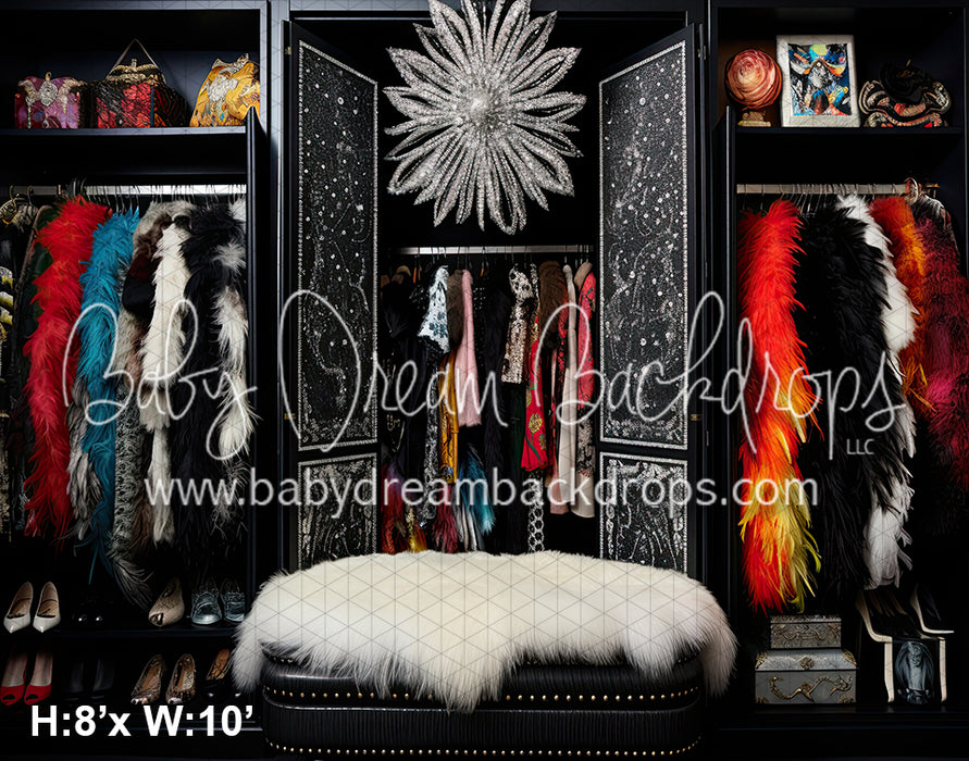 GLAM Closet Black Colorful 2 (SM) 