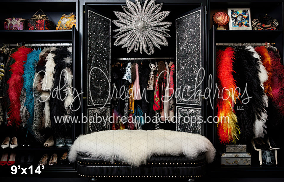 GLAM Closet Black Colorful 2 (SM) 