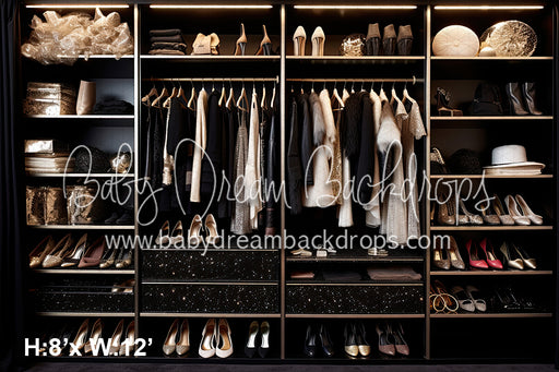 GLAM Closet Black Gold 1 (SM) 