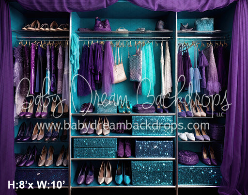 GLAM Closet Teal and Purple 1 (SM)