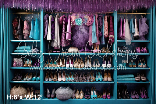 GLAM Closet Teal and Purple 2 (SM) 