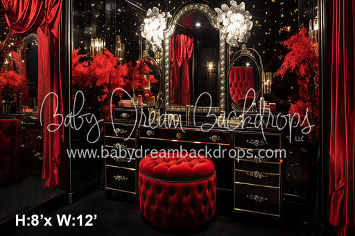 GLAM Dressing Room Black and Red 2(SM) 