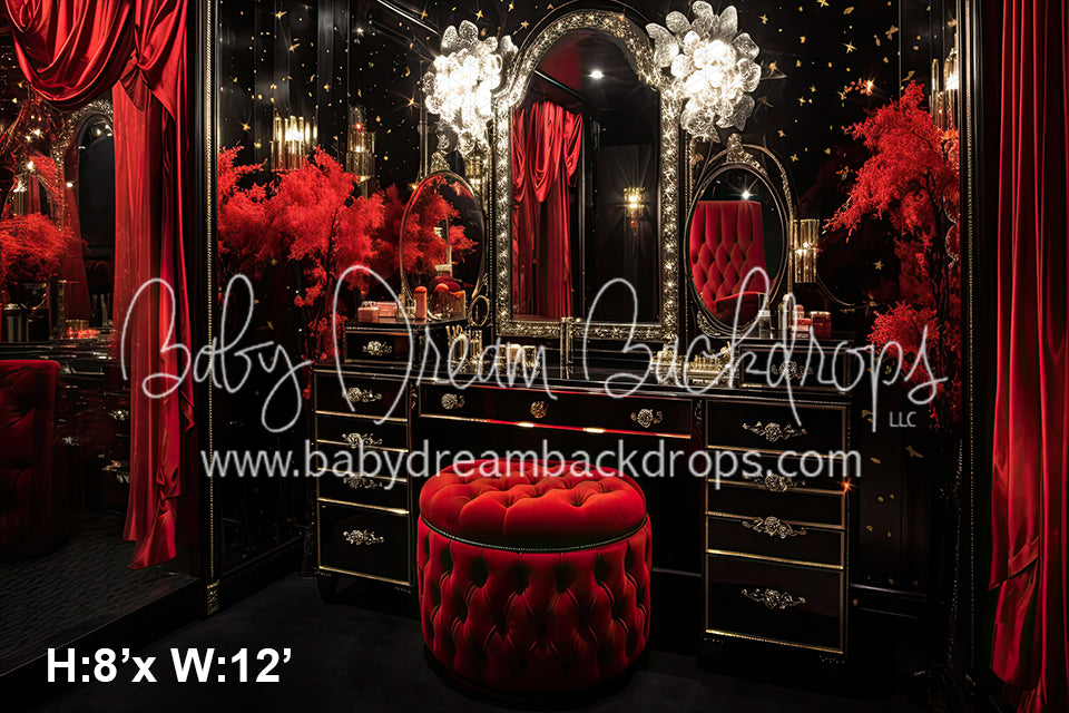 GLAM Dressing Room Black and Red 2(SM) 