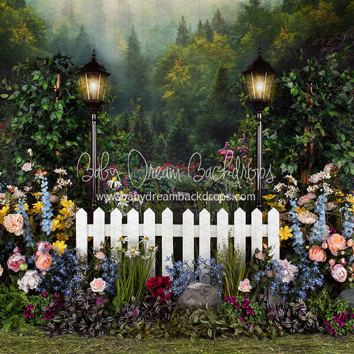 X Drop garden glory fence