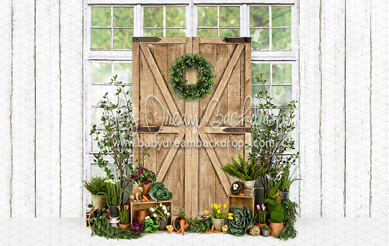 Garden Green House Door (JA)