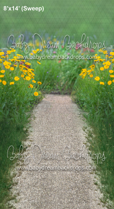 X Drop Sweeps garden path ad 1