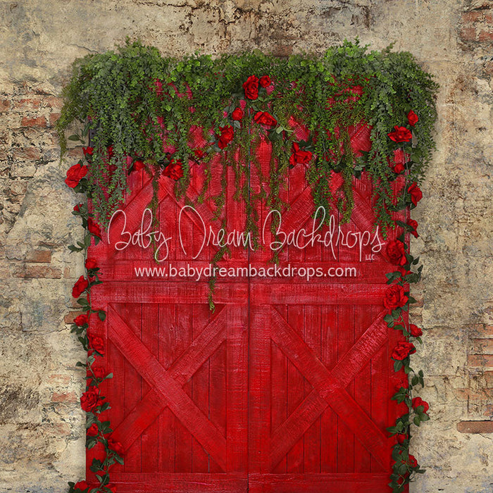 X Drop garden door romance