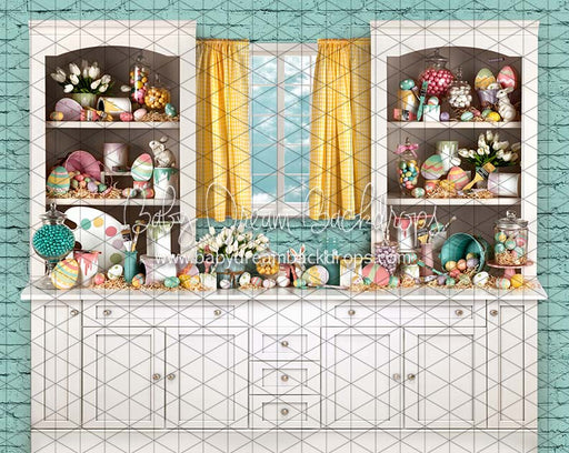 Gather Round the Eggs Blue Kitchen (JA)