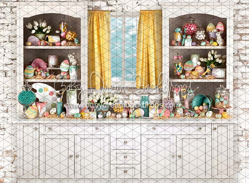 Gather Round the Eggs White Kitchen (JA)