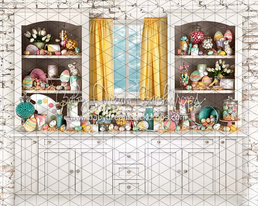 Gather Round the Eggs White Kitchen (JA)