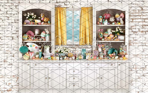 Gather Round the Eggs White Kitchen (JA)