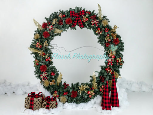 Giant Plaid Wreath