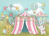 Girly Carnival Animals - 60Hx80W - CC (Matte Fleece)