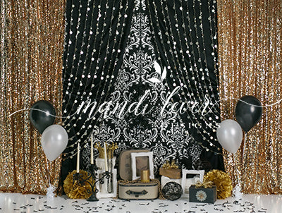 Glam Damask Birthday 60hx80w ML  