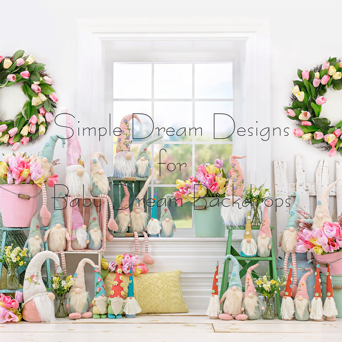 X Drop gnome for spring