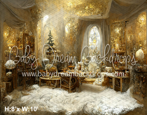Gold Christmas Fonz Room (SM)