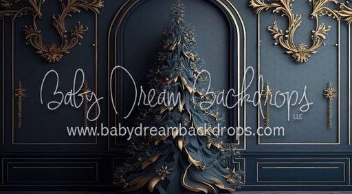 Gold Christmas Tree Wall (MD)