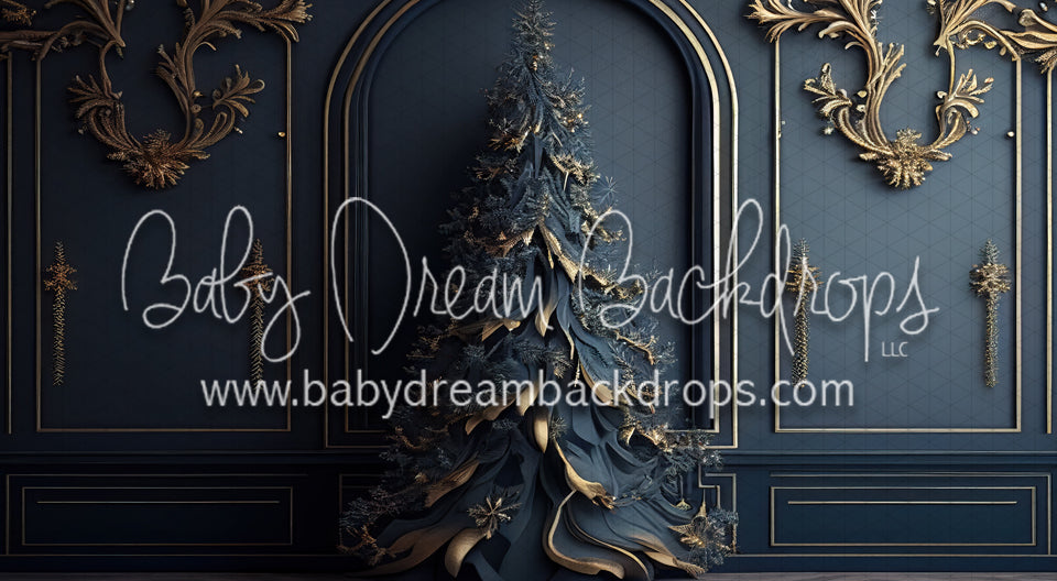 Gold Christmas Tree Wall (MD)