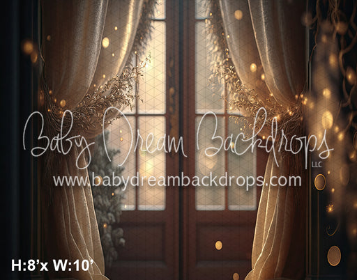 Gold Sparkling Curtain Door (SM)