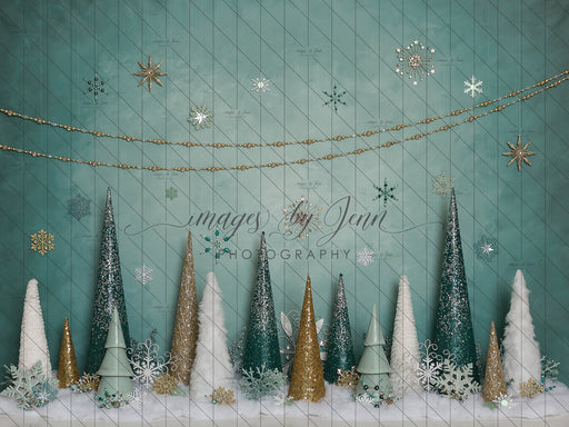 Gold and Green Winter