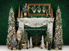 Gold and Greens Mantel