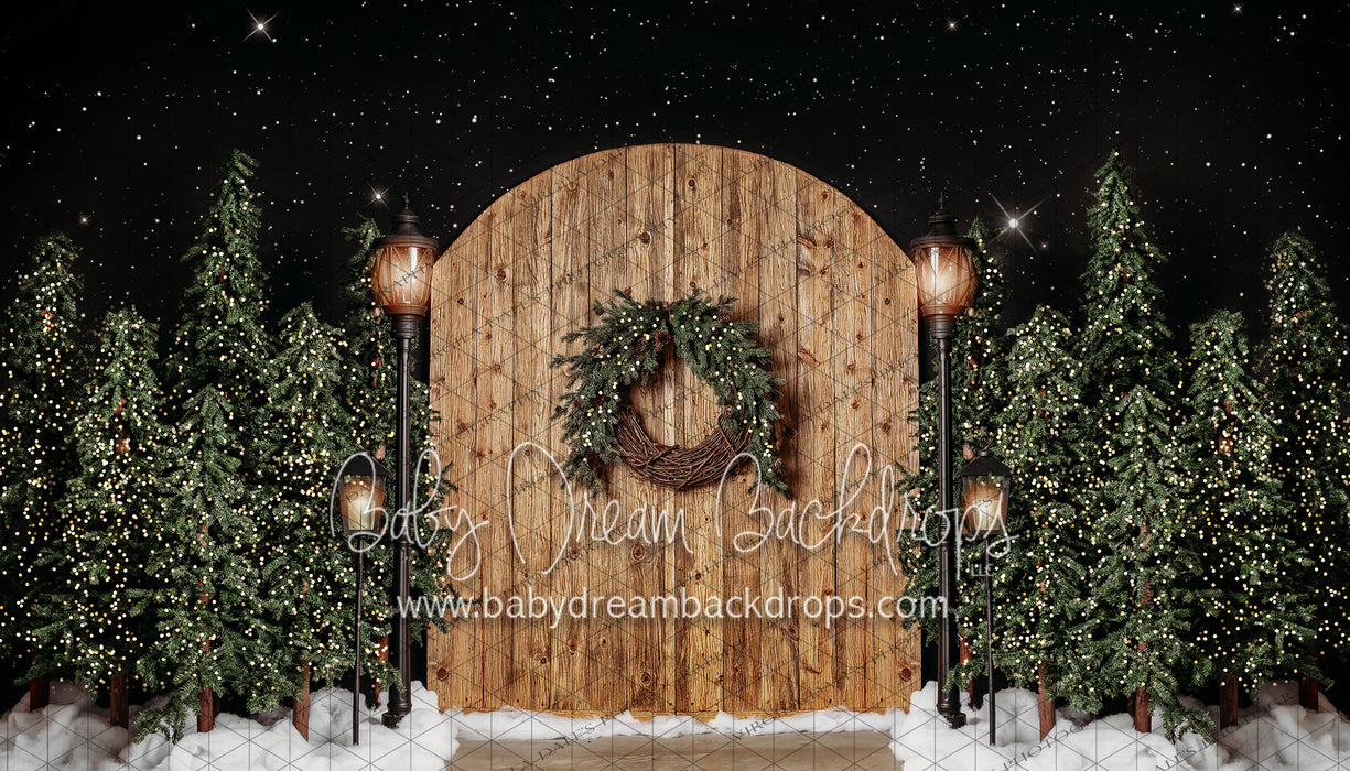 Golden Oak Rustic Entry