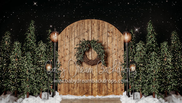 Golden Oak Rustic Entry