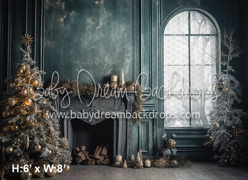 Golden Teal Christmas (AZ)