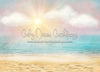 Good Morning Beach - 5x7 Backdrop - CC (Matte Fleece)