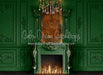 Gorgeous Green Fireplace (CC)