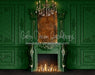 Gorgeous Green Fireplace (CC)