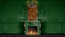 Gorgeous Green Fireplace (CC)