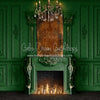 X Drop gorgeous green fireplace cc