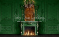 Gorgeous Green Fireplace (CC)
