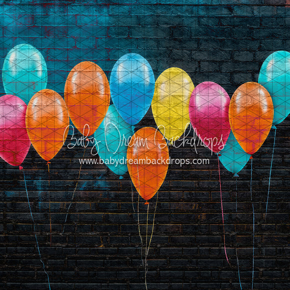 X Drop Graffiti Balloons (JA)