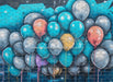 Graffiti Balloons Blue (JA)