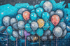 Graffiti Balloons Blue (JA)