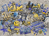 Graffiti Blast Blue and Gold